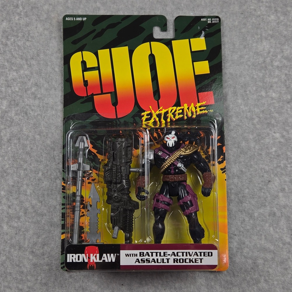 Kenner GI Joe Extreme Iron Klaw 5" Action Figure 1995 SKAR Leader New NIB